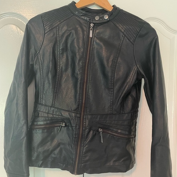 JOUJOU -Vegan Leather Fitted jacket - Picture 3 of 4
